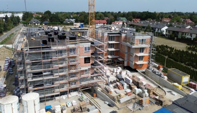 Rozpoczęliśmy prace elewacyjne.