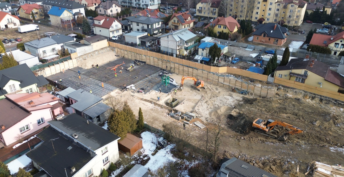 Rozpoczęliśmy wykonywanie płyty fundamentowej budynku!