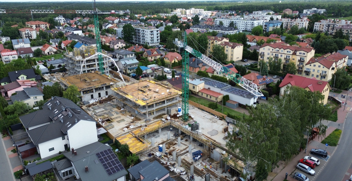 Kontynuujemy prace przy konstrukcji budynków!